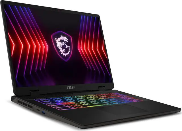 Alt view image 3 of 18 - MSI Sword 17.0" Gaming Laptop - Intel Core i9-14900HX - GeForce RTX 4070 - 32GB (16GB*2) DDR5 - 1TB NVMe Gen4x4 SSD - Windows 11 Home (Sword 17 HX B14VGKG-047US )