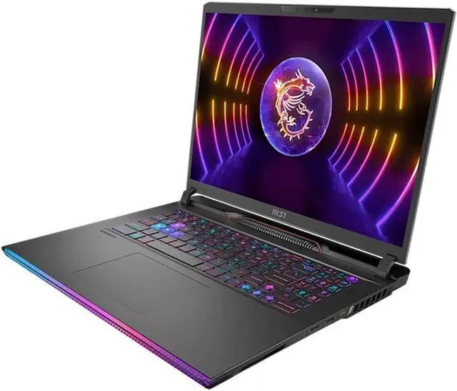 Alt view image 2 of 6 - MSI RAIDER GE78 HX Gaming Laptop Intel Core i9-13950HX NVIDIA GeForce RTX 4070 32GB Memory 2TB NVMe SSD 17.0" IPS Display Windows 11 Pro GE78 HX 13VG-020US