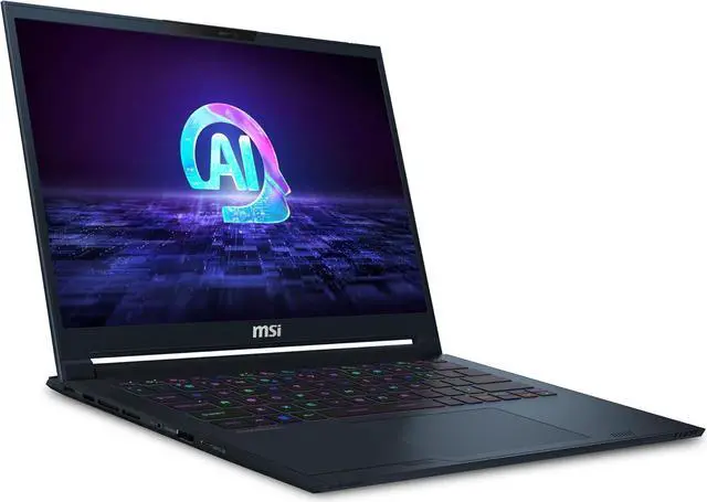 Alt view image 2 of 5 - MSI Stealth 14 AI 14" OLED 120Hz Ultra Thin and Light Gaming Laptop Intel Core Ultra9-185H RTX 4070 32GBDR5 1TB NVMe SSD Win 11