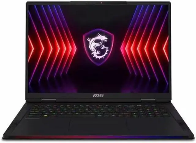 Main image of MSI Raider A18 HX A7V Raider A18 HX A7VIG-022US 18" Gaming Notebook - 32 GB - 1 TB SSD - Black - Windows 11 Home - Front Camera/Webcam RAIDERA18HXA7022
