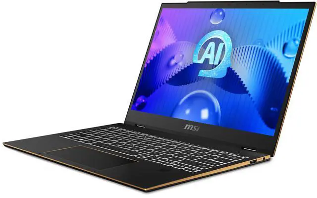 Alt view image 2 of 15 - MSI Summit E13 AI Evo 13.3" Touchscreen Laptop Ultra 7 155H 16GB RAM 1 TB NVMe SSD Windows 11 Home A1MTG