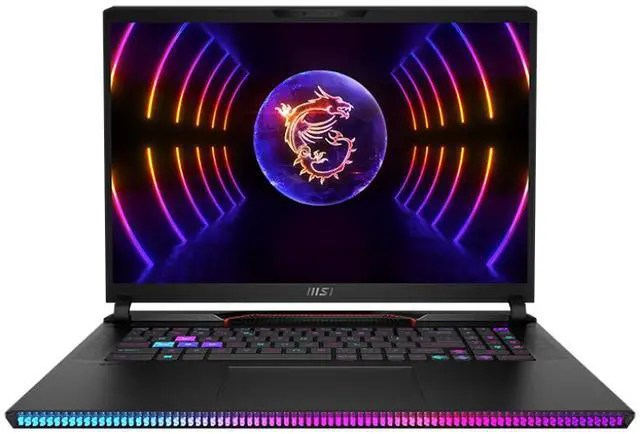 Main image of MSI RAIDER GE78HX Gaming Laptop Intel Core i9-13950HX GeForce RTX 4080 32GB DDR5 2TB SSD 17.0" IPS Display Windows 11 Pro 13VH-070US