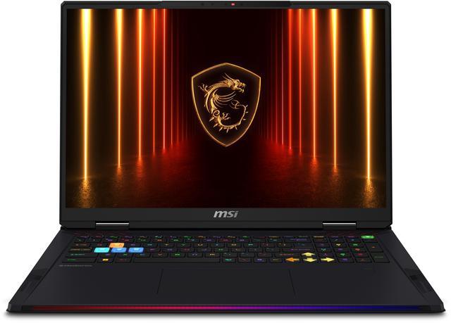 MSI - 18" GeForce RTX 5080 Laptop GPU - Intel Core Ultra 9 285HX - 64GB DDR5 6400MHz Memory - 4 TB SSD - Windows 11 Home Gaming Laptop - 120 Hz Mini