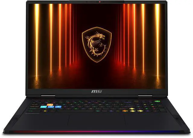Main image of MSI Raider - 18" GeForce RTX 5080 Laptop GPU - AMD Ryzen 9 9955HX3D  - 32GB DDR5 5600MHz Memory - 2 TB SSD - Wi-Fi 7 Windows 11 Pro - Gaming Laptop - 120 Hz Mini LED (Raider A18 HX A9WIG-082US )