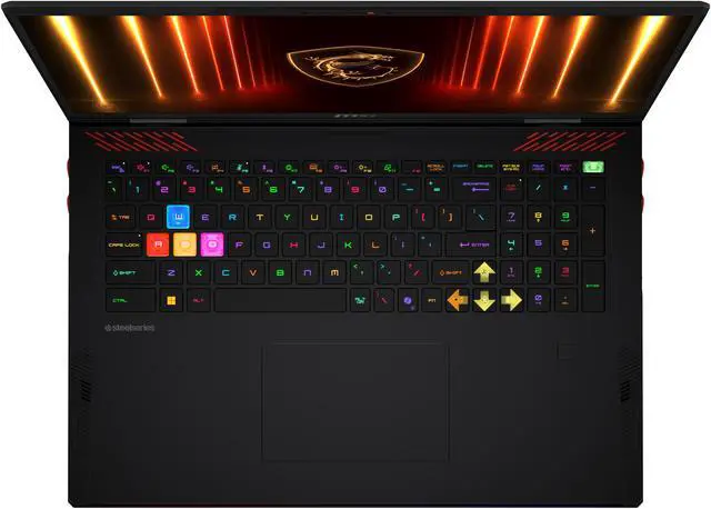 Alt view image 12 of 19 - MSI Raider - 18" GeForce RTX 5080 Laptop GPU - AMD Ryzen 9 9955HX3D  - 32GB DDR5 5600MHz Memory - 2 TB SSD - Wi-Fi 7 Windows 11 Pro - Gaming Laptop - 120 Hz Mini LED (Raider A18 HX A9WIG-082US )