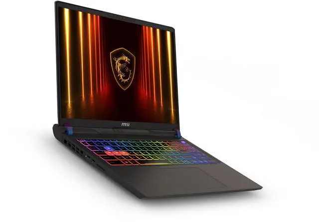 Alt view image 18 of 20 - MSI Vector 16 HX AI 16" QHD+ 240Hz Gaming Laptop Intel Core Ultra9-275HX RTX 5080 32GB 1TB NVMe SSD Win11