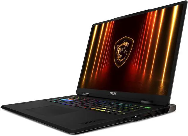 Alt view image 3 of 19 - MSI Vector A18 HX 18" QHD+ 240Hz Gaming Laptop AMD Ryzen R9-9955HX RTX 5070TI 32GB 2TB NVMe SSD Win11