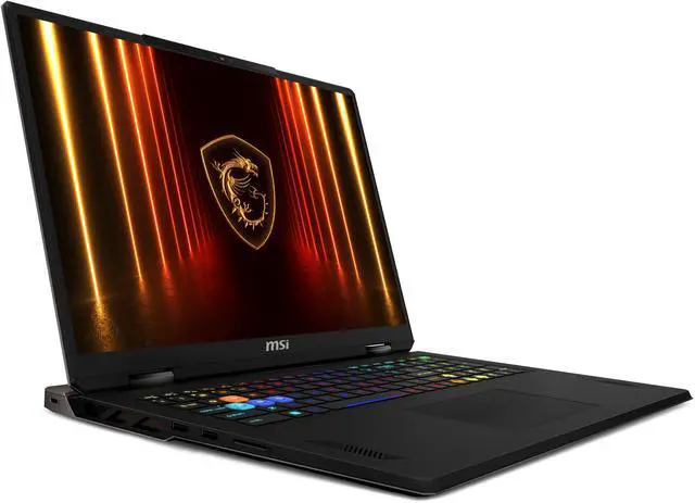 Alt view image 2 of 19 - MSI Vector A18 HX 18" QHD+ 240Hz Gaming Laptop AMD Ryzen R9-9955HX RTX 5070TI 32GB 2TB NVMe SSD Win11