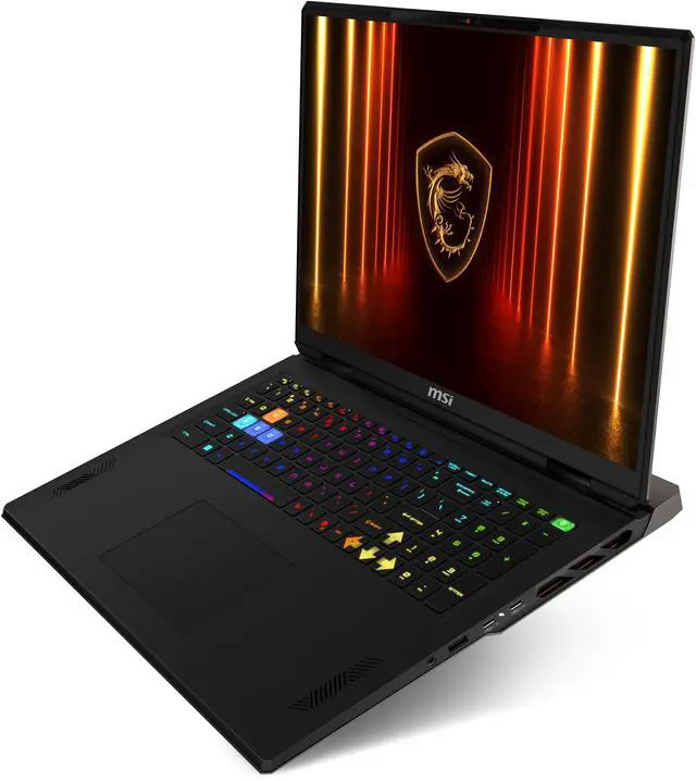 Alt view image 14 of 19 - MSI Vector A18 HX 18" QHD+ 240Hz Gaming Laptop AMD Ryzen R9-9955HX RTX 5070TI 32GB 2TB NVMe SSD Win11
