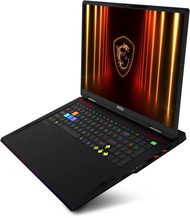 Alt view image 3 of 19 - MSI - 18" GeForce RTX 5090 Laptop GPU - Intel Core Ultra 9 285HX - 64GB Memory - 2 TB SSD - Windows 11 Home - Gaming Laptop - 240 Hz IPS (Raider 18 HX AI A2XWJG-445CA )
