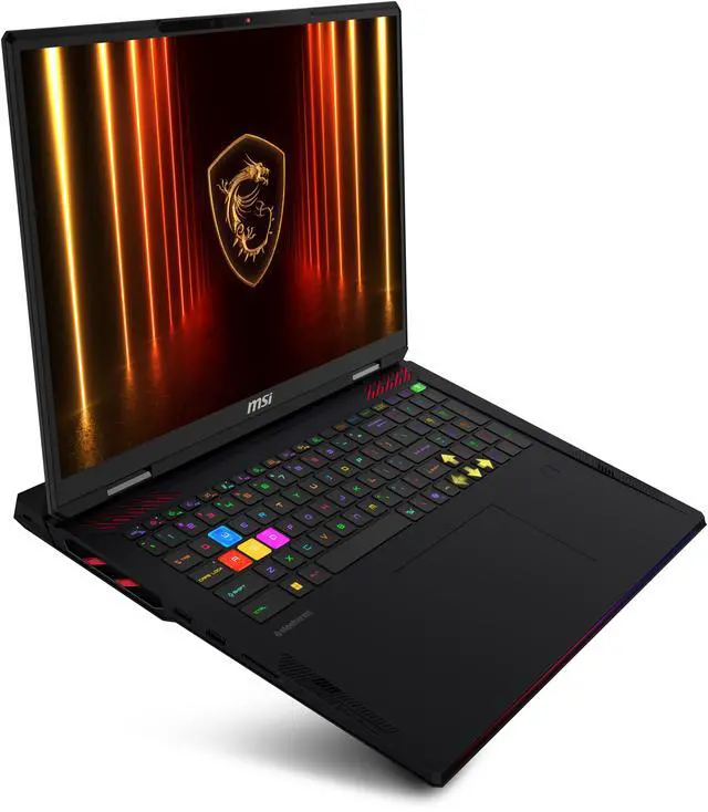 Alt view image 2 of 19 - MSI - 18" GeForce RTX 5090 Laptop GPU - Intel Core Ultra 9 285HX - 64GB Memory - 4 TB SSD - Windows 11 Pro - Gaming Laptop - 120 Hz Mini LED (Raider 18 HX AI A2XWJG-438CA )