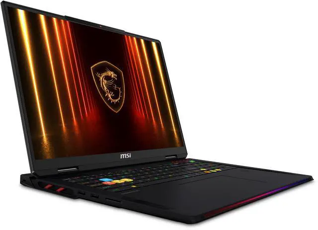 Alt view image 12 of 19 - MSI - 18" GeForce RTX 5090 Laptop GPU - Intel Core Ultra 9 285HX - 64GB Memory - 4 TB SSD - Windows 11 Pro - Gaming Laptop - 120 Hz Mini LED (Raider 18 HX AI A2XWJG-438CA )
