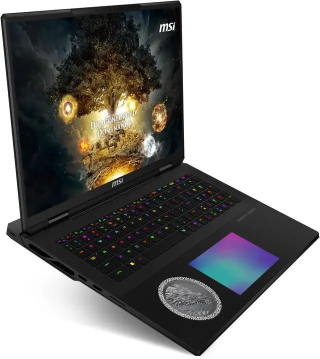 Alt view image 14 of 20 - MSI - 18" GeForce RTX 5090 Laptop GPU - Intel Core Ultra 9 285HX - 96GB Memory - 6 TB SSD - Windows 11 Pro - Gaming Laptop - 120 Hz Mini LED (Titan 18 HX Dragon Edition Norse Myth A2XWJG-429CA )