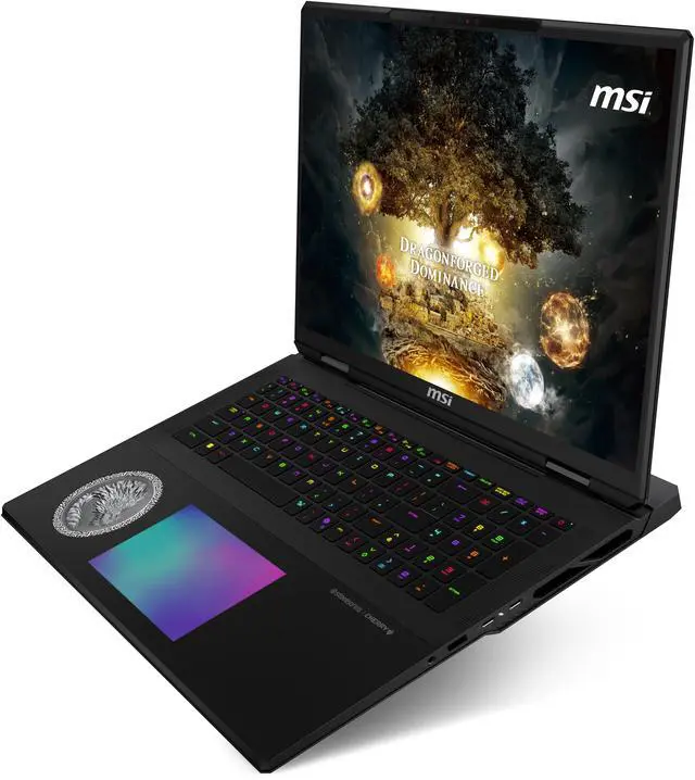 Alt view image 15 of 20 - MSI - 18" GeForce RTX 5090 Laptop GPU - Intel Core Ultra 9 285HX - 96GB Memory - 6 TB SSD - Windows 11 Pro - Gaming Laptop - 120 Hz Mini LED (Titan 18 HX Dragon Edition Norse Myth A2XWJG-429CA )