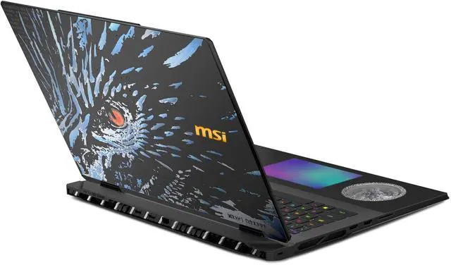Alt view image 18 of 18 - MSI TITAN 18 HX Dragon Edition Norse Myth 18" UHD+ 120Hz Mini LED - Intel Core Ultra 9-285HX - RTX 5090 - 96GB DDR5/2TB Gen5+ 2x2TB Gen4 NVMe SSD - Wi-Fi 7 Win 11 Pro (TITAN18HXA2440)