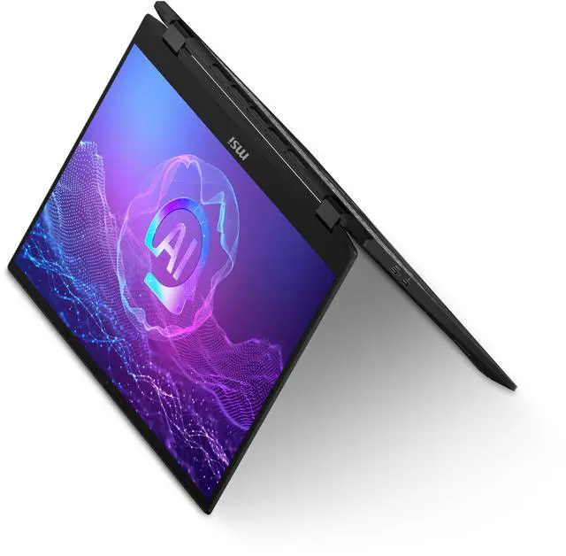 Alt view image 5 of 16 - MSI Summit Pro 16 16" Touchscreen Laptop Intel Ultra 7 255H GeForce RTX 4050 32GB Memory 1 TB NVMe SSD Windows 11 Home Summit Pro 16 AI A2HVETG-074US