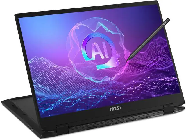 Alt view image 3 of 16 - MSI Summit Pro 16 16" Touchscreen Laptop Intel Ultra 7 255H GeForce RTX 4050 32GB Memory 1 TB NVMe SSD Windows 11 Home Summit Pro 16 AI A2HVETG-074US
