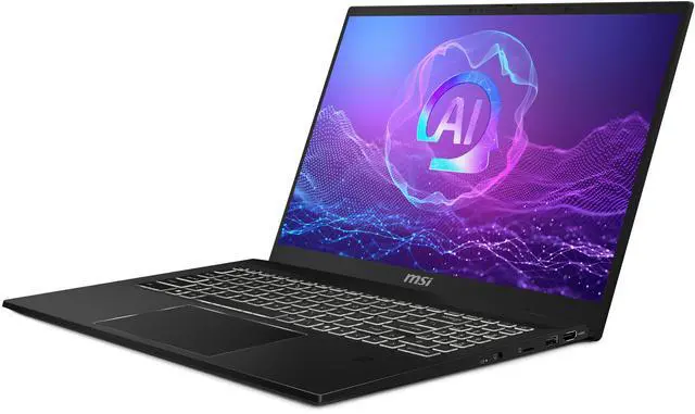 Alt view image 14 of 16 - MSI Summit Pro 16 16" Touchscreen Laptop Intel Ultra 7 255H GeForce RTX 4050 32GB Memory 1 TB NVMe SSD Windows 11 Home Summit Pro 16 AI A2HVETG-074US
