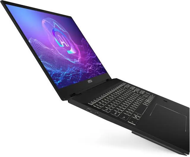 Alt view image 16 of 16 - MSI Summit Pro 16 16" Touchscreen Laptop Intel Ultra 7 255H GeForce RTX 4050 32GB Memory 1 TB NVMe SSD Windows 11 Home Summit Pro 16 AI A2HVETG-074US