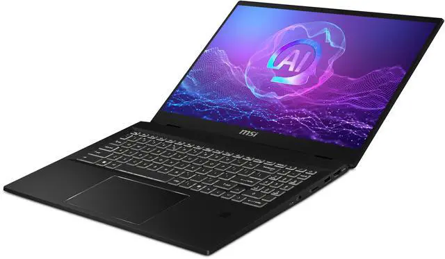 Alt view image 17 of 16 - MSI Summit Pro 16 16" Touchscreen Laptop Intel Ultra 7 255H GeForce RTX 4050 32GB Memory 1 TB NVMe SSD Windows 11 Home Summit Pro 16 AI A2HVETG-074US