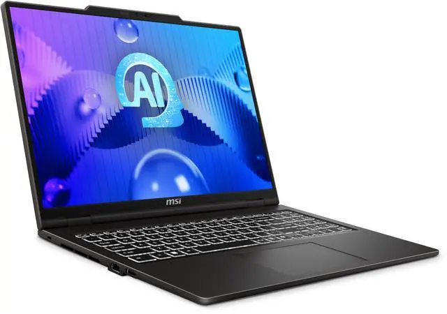 Alt view image 2 of 20 - MSI Venture 16 AI Touchscreen Laptop Intel Core Ultra 9 285H 32GB RAM 1TB SSD (A2HMTG-015US)