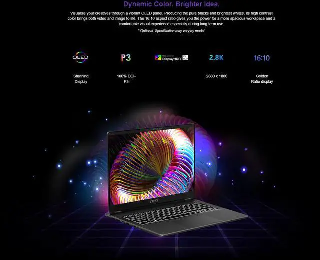 Alt view image 4 of 14 - MSI Prestige 14 AI+ Copilot+ PC Laptop Intel Core Ultra 9 288V 32GB RAM 1TB NVMe SSD Windows 11 Home (C2VMG-034US)