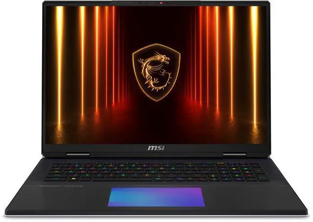 Main image of MSI - 18.0" GeForce RTX 5090 Laptop GPU - Intel Core Ultra 9 285HX  - 64GB Memory - 6 TB SSD - Windows 11 Pro - Gaming Laptop - 120 Hz Mini LED (Titan 18 HX AI A2XWJG-640CA )