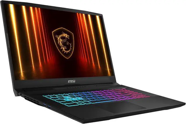 Alt view image 2 of 10 - MSI Katana 17 HX 17.3" QHD 240Hz Gaming Laptop, Intel Core i9-14900HX, NVIDIA GeForce RTX 5070 Laptop GPU, 32GB DDR5, 1TB NVMe SSD, Windows 11 (Katana 17 HX B14WGK-077CA)