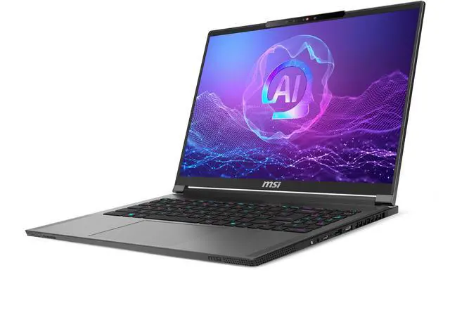 Alt view image 2 of 19 - MSI Creator A16 AI+ 16" QHD+ 240Hz Ultra Thin and Light Workstation Laptop AMD® Ryzen™ AI 7-350 RTX 4060 32GBLPDDR5x 1TB NVMe SSD Win 11 Home 1 year Warranty (Creator A16 AI+ A3HVFG-286US )