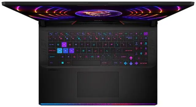 Alt view image 3 of 5 - MSI - 17.0" GeForce RTX 4070 Laptop GPU - Intel Core i9-14900HX - 32GB Memory - 1 TB NVMe SSD - Windows 11 Home - Gaming Laptop - 240 Hz IPS (Raider GE78 HX 14VGG-252US )