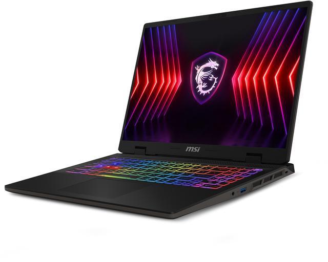 Alt view image 3 of 20 - MSI SWORD 16 16" FHD+ 144Hz Gaming Laptop Intel® Core™ i7-14650HX RTX 4060 16GBDR5 1TB NVMe SSD Win 11 Home (Sword 16 HX B14VFKG-202US )