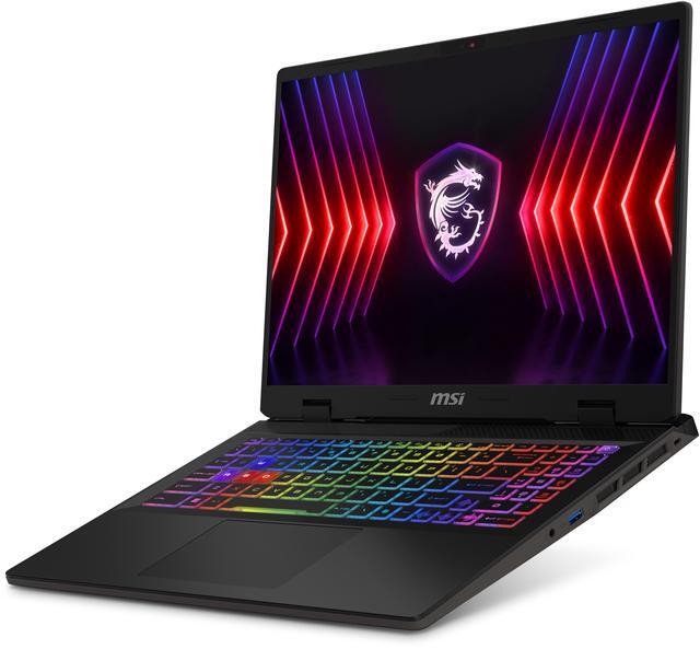 Alt view image 5 of 20 - MSI SWORD 16 16" FHD+ 144Hz Gaming Laptop Intel® Core™ i7-14650HX RTX 4060 16GBDR5 1TB NVMe SSD Win 11 Home (Sword 16 HX B14VFKG-202US )