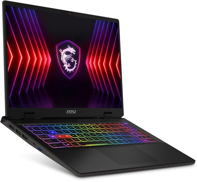 Alt view image 7 of 20 - MSI SWORD 16 16" FHD+ 144Hz Gaming Laptop Intel® Core™ i7-14650HX RTX 4060 16GBDR5 1TB NVMe SSD Win 11 Home (Sword 16 HX B14VFKG-202US )