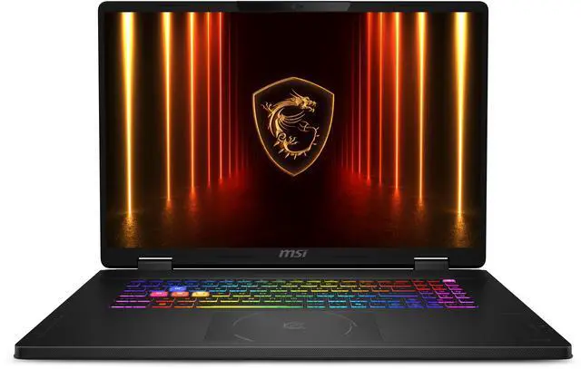 Main image of MSI Crosshair A18 HX 18" QHD+ 240Hz Gaming Laptop, AMD Ryzen 9 8940HX, NVIDIA GeForce RTX 5070, 32GB DDR5, 2TB NVMe SSD, Windows 11 Home (Crosshair A18 HX A8WGKG-026CA)