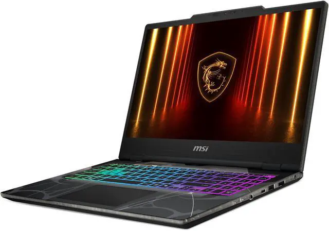 Alt view image 2 of 20 - MSI Cyborg A15 - 15.6" GeForce RTX 5050 Laptop GPU - AMD Ryzen 7 260(3.80-5.10 GHz)  - 16GB Memory - 512 GB NVMe SSD - Windows 11 Home - Gaming Laptop - 144 Hz IPS (Cyborg A15 AI B2HWEKG-071US )
