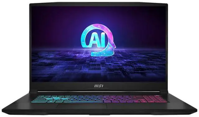 Main image of MSI - 17.3" GeForce RTX 4050 Laptop GPU - AMD Ryzen 9 8945HS  - 32GB Memory - 1 TB NVMe SSD - Windows 11 Home - Gaming Laptop - 144 Hz (KATANA A17 AI B8VE-896US )