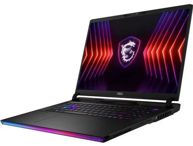 Alt view image 3 of 7 - MSI Raider GE78 HX Gaming Laptop Intel Core i9-14900HX NVIDIA GeForce RTX 4080 32GB Memory 1 TB NVMe SSD 17.0" QHD+ Windows 11 Home (14VHG-837US)