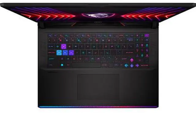 Alt view image 4 of 6 - MSI Raider GE78 HX Gaming Laptop Intel Core i9-14900HX NVIDIA GeForce RTX 4070 32GB Memory 1 TB NVMe SSD 17.0" QHD+ Windows 11 Home (14VGG-205US)