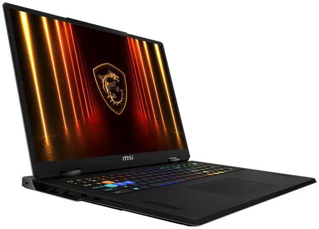 Alt view image 2 of 5 - MSI - 18.0" GeForce RTX 5080 Laptop GPU - AMD Ryzen 9 9955HX - 64GB Memory - 2 TB SSD - Windows 11 Pro - Gaming Laptop - 240 Hz IPS (Vector A18 HX A9WIG-076US )