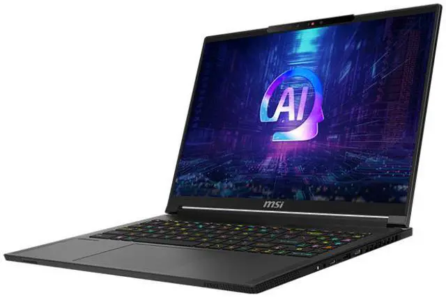 Alt view image 2 of 5 - MSI - 16.0" GeForce RTX 4070 Laptop GPU - AMD Ryzen AI 9 365 - 32GB Memory - 1 TB NVMe SSD - Windows 11 Pro - Gaming Laptop - 240 Hz (Stealth A16 AI+ A3HVGG-002US )
