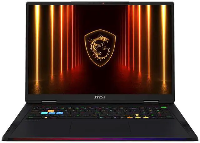 Main image of MSI Raider 18 HX AI Gaming Laptop Intel Core Ultra 9 285HX NVIDIA GeForce RTX 5080 64GB Memory 2TB NVMe SSD + 2TB NVMe SSD SSD 18.0" UHD+ Windows 11 Home (A2XWIG-014US)