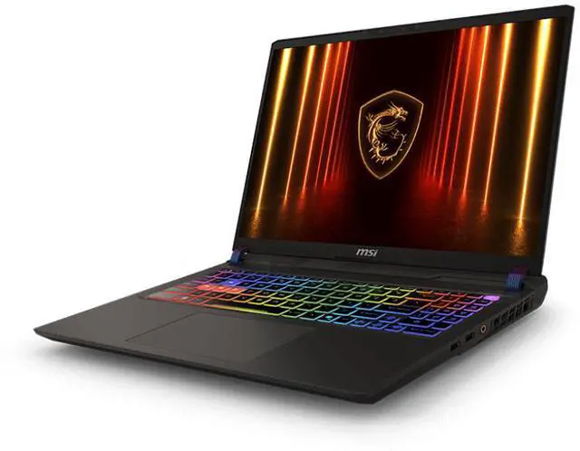 Alt view image 2 of 5 - MSI - 16.0" GeForce RTX 5080 Laptop GPU - Intel Core Ultra 9 275HX  - 32GB Memory - 1 TB NVMe SSD - Windows 11 Home - Gaming Laptop - 240 Hz (Vector 16 HX AI A2XWIG-034CA )