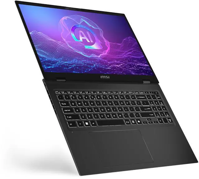 Alt view image 6 of 19 - MSI Prestige 16" Intel Core Ultra 7 155H 16GB Memory DDR5 6400 1 TB NVMe SSD Windows 11 Home Prestige 16 AI Evo B2HMG-097US