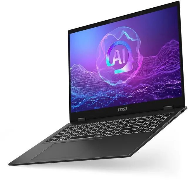 Alt view image 7 of 19 - MSI Prestige 16" Intel Core Ultra 7 155H 16GB Memory DDR5 6400 1 TB NVMe SSD Windows 11 Home Prestige 16 AI Evo B2HMG-097US