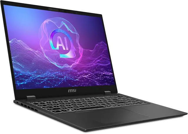 Alt view image 4 of 19 - MSI Prestige 16" Intel Core Ultra 7 155H 16GB Memory DDR5 6400 1 TB NVMe SSD Windows 11 Home Prestige 16 AI Evo B2HMG-097US