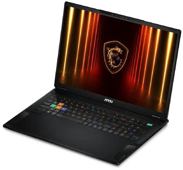 Alt view image 8 of 19 - MSI - 18.0" QHD+ 240 Hz - Intel Core Ultra 9 275HX - GeForce RTX 5080 Laptop GPU - 32GB DDR5 Memory DDR5 5600 - 2TB NVMe SSD - Windows 11 Pro (Stealth 18 HX AI A2XWIG-028US )