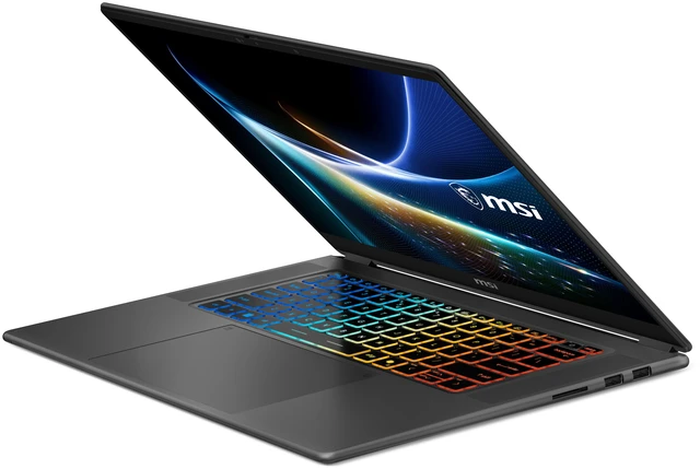 Alt view image 7 of 9 - MSI Prestige N16 Flip AI+ 16" 2.8K UHD+ OLED Touch Ultra Thin 2-in-1 Laptop NVIDIA RTX Spark N1X with 6144-core GPU and 20-core CPU, 32GB unified memory LPDDR5X 1TB NVMe SSD Windows 11 Bilingual