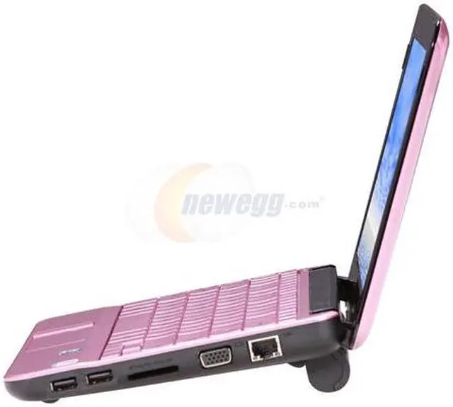 Alt view image 3 of 8 - HP Mini 110-1127NR Pink Intel Atom N270(1.60 GHz) 10.1" WSVGA 1GB Memory 250GB HDD NetBook