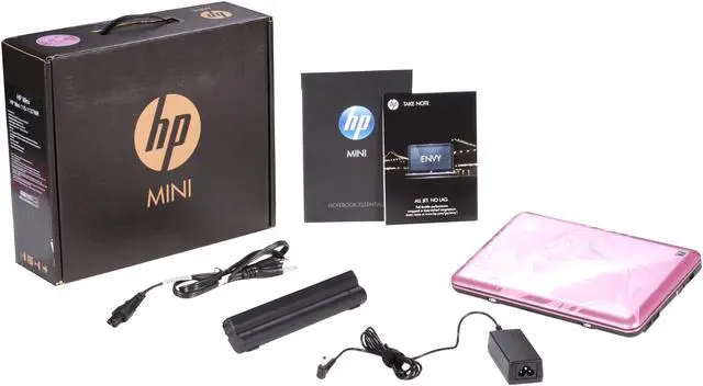 Alt view image 8 of 8 - HP Mini 110-1127NR Pink Intel Atom N270(1.60 GHz) 10.1" WSVGA 1GB Memory 250GB HDD NetBook