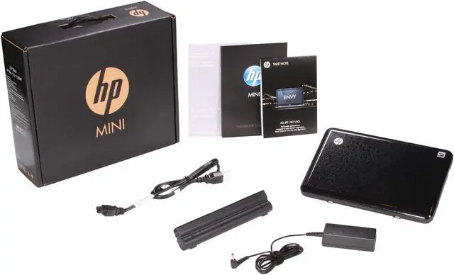 Alt view image 8 of 8 - HP Mini 110-1125NR Black Intel Atom N270(1.60 GHz) 10.1" WSVGA 1GB Memory 160GB HDD NetBook